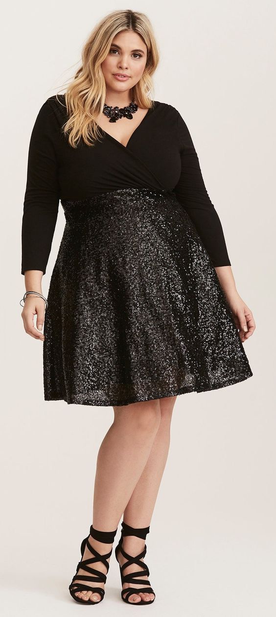 holiday party plus size dress