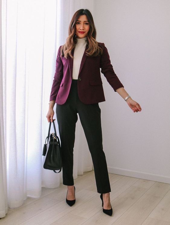 Casual business woman blazer