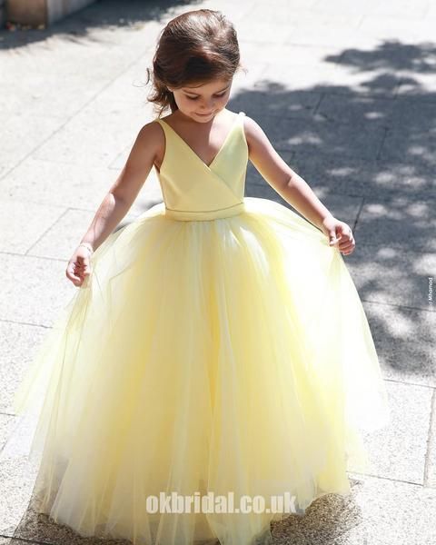 yellow party dress for toddlers