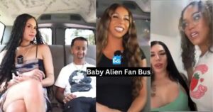 Baby Alien Fan Bus