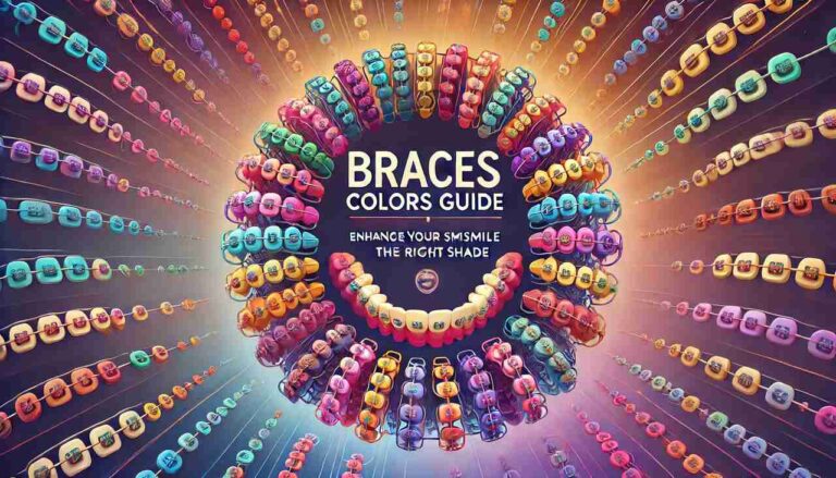 braces colors on teeth