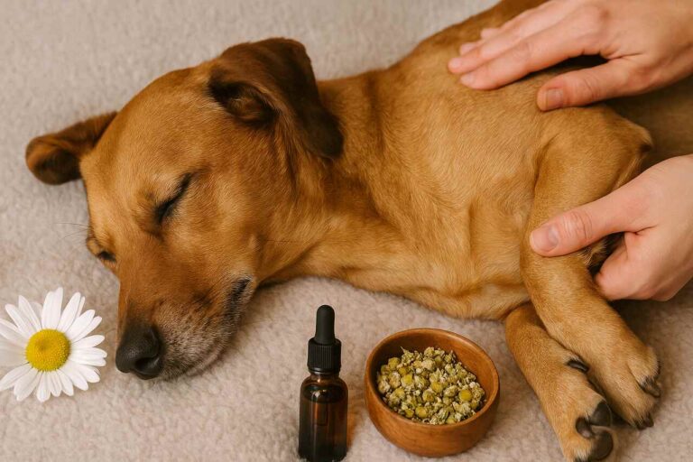 Natural dog pain relief at home using safe remedies