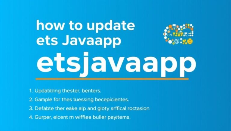 How to Update ETSJavaApp by eTrueSports Easily